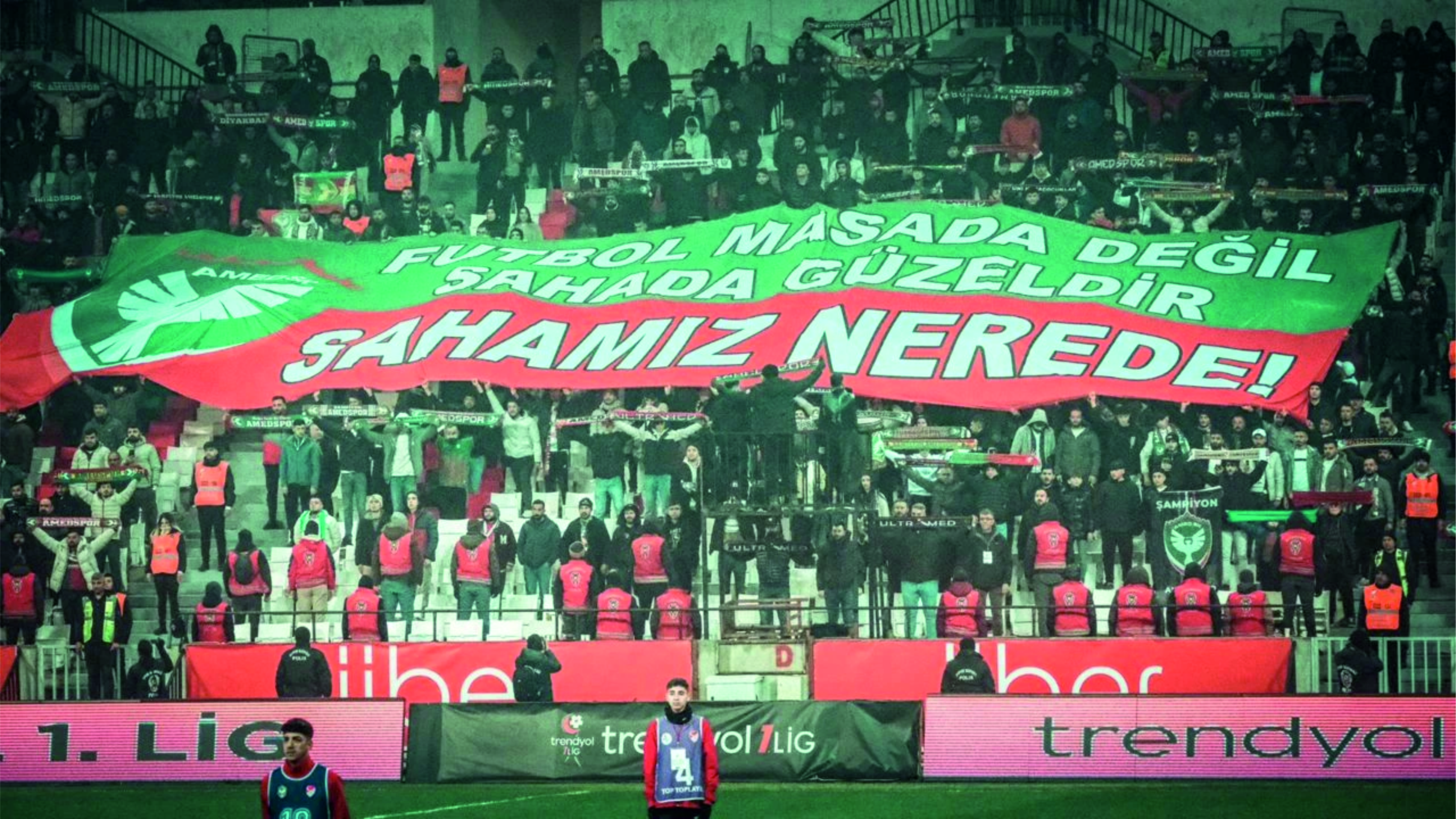 Amedspor'dan ilginç protesto