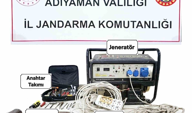 Kablo hırsızlığı şüphelisi 2 şahıs yakalandı