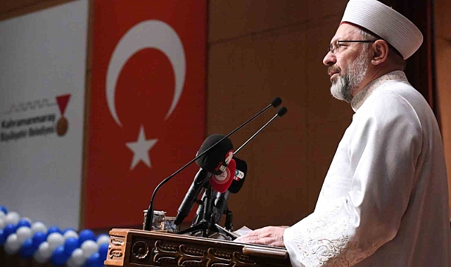 Diyanet İşleri Başkanı Erbaş: "Milletimiz 6 Şubat depremlerinde hiçbir karşılık beklemeden her türlü imkanını seferber etmiştir"