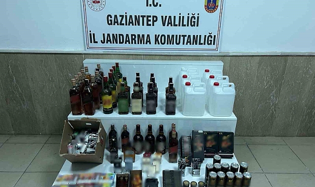 Sahte ve kaçak alkol operasyonu: 1 gözaltı