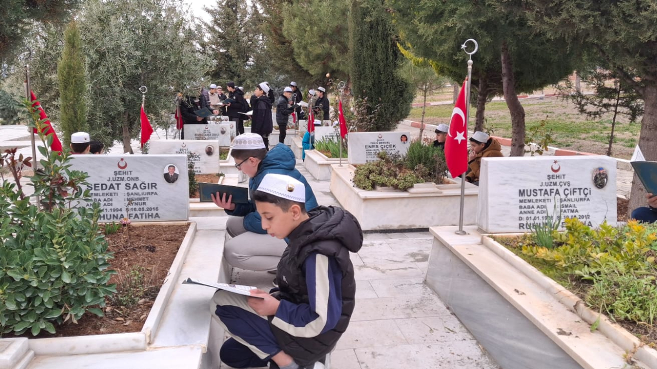 Şanlıurfa’da ebediyete göçenler unutulmadı