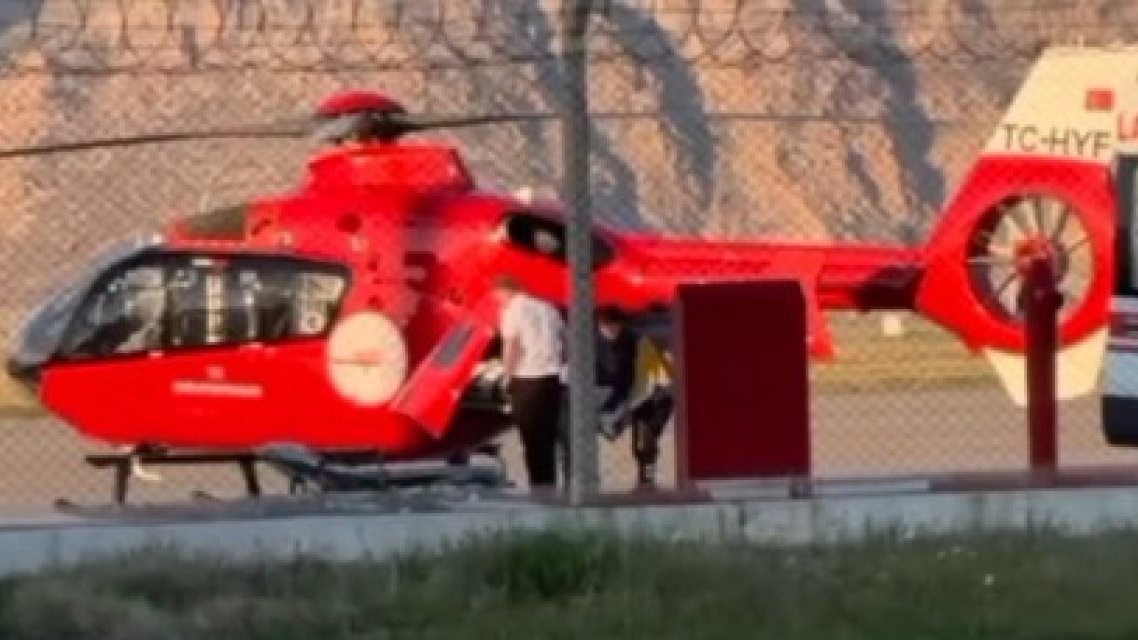 Kalp krizi geçiren hasta ambulans helikopterle Diyarbakır’a sevk edildi