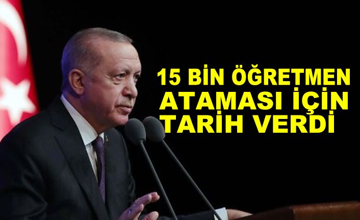 Erdoğan'dan öğretmen adaylarına müjde!