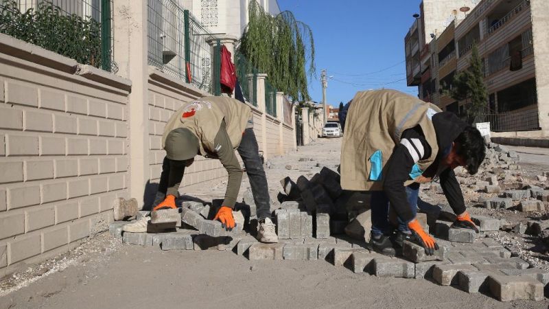 Haliliye’de üst yapı çalışmaları devam ediyor