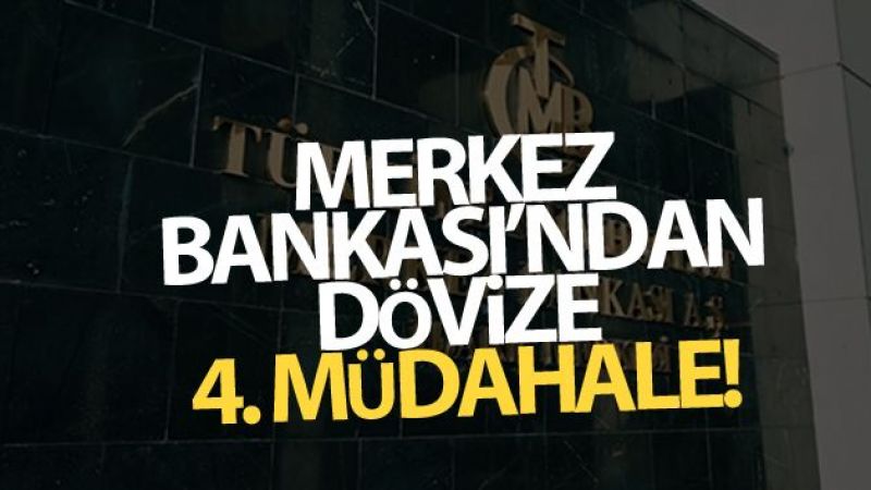 Merkez Bankası'ndan dövize bir müdahale daha!