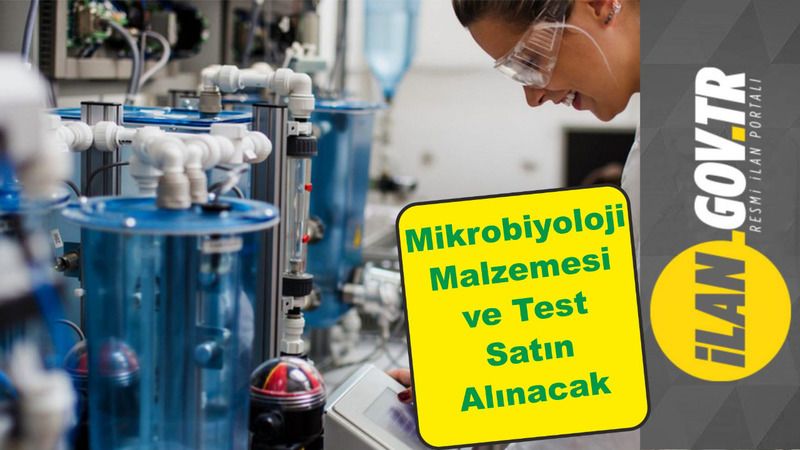 HRÜ, Mikrobiyoloji malzemesi ve test satın alacak