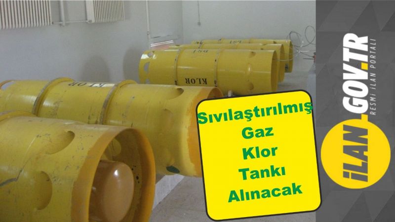 ŞUSKİ, sıvılaştırılmış gaz klor tankı alacak