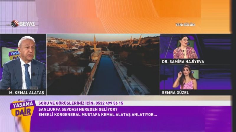 Alataş, Beyaz TV'de Urfa'yı tanıttı