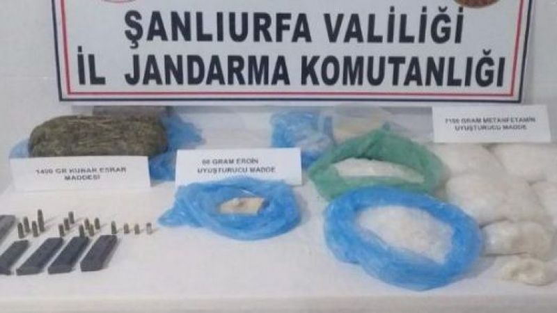 Urfa'da jandarmadan uyuşturucu operasyonu