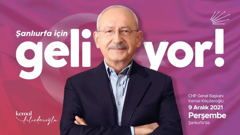 Kılıçdaroğlu'nun Şanlıurfa programı belli oldu