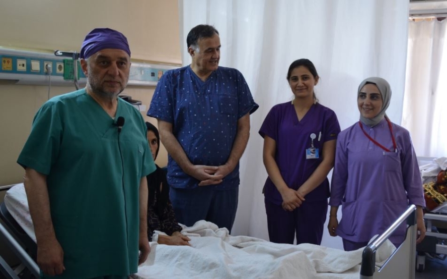 Urfa’da hastanın kalbi durdurularak temizlendi