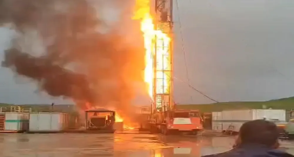 Çalışma yapılan petrol kuyusunda patlama: 1 ölü, 1 yaralı