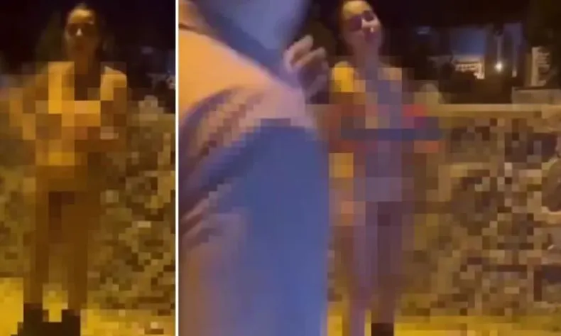 Urfa’da bir kadın çıplak görüntülendi